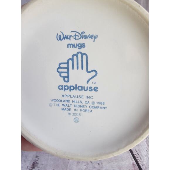 Donald Daisy Duck Holiday Applause Coffee Mug Walt Disney Christmas Vintage 1988 - Picture 7 of 8